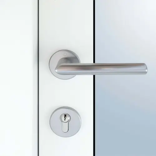 Facadedørsgreb m/rosetter (Stockholm) incl. dråbeformet cylinder