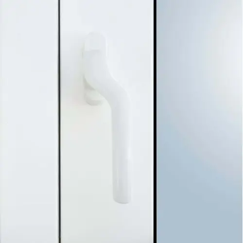 Terrassedørsgreb, hvid